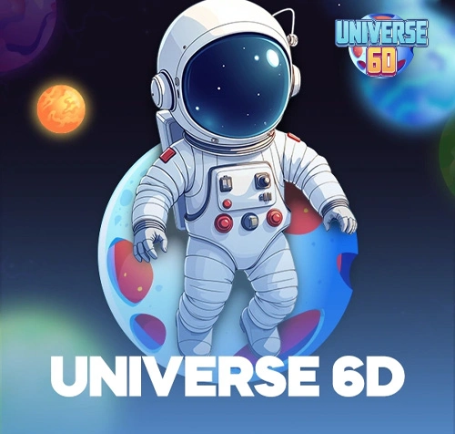 Universe 6D lottery angka kosmik dan futuristik